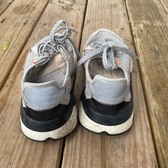 Adidas Nite Jogger Grey Two Solar Orange - Picture 4 of 10